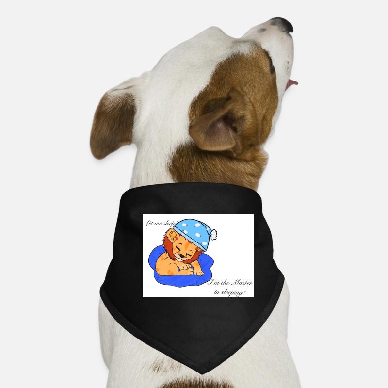 Schlafender Löwe Hunde-Bandana