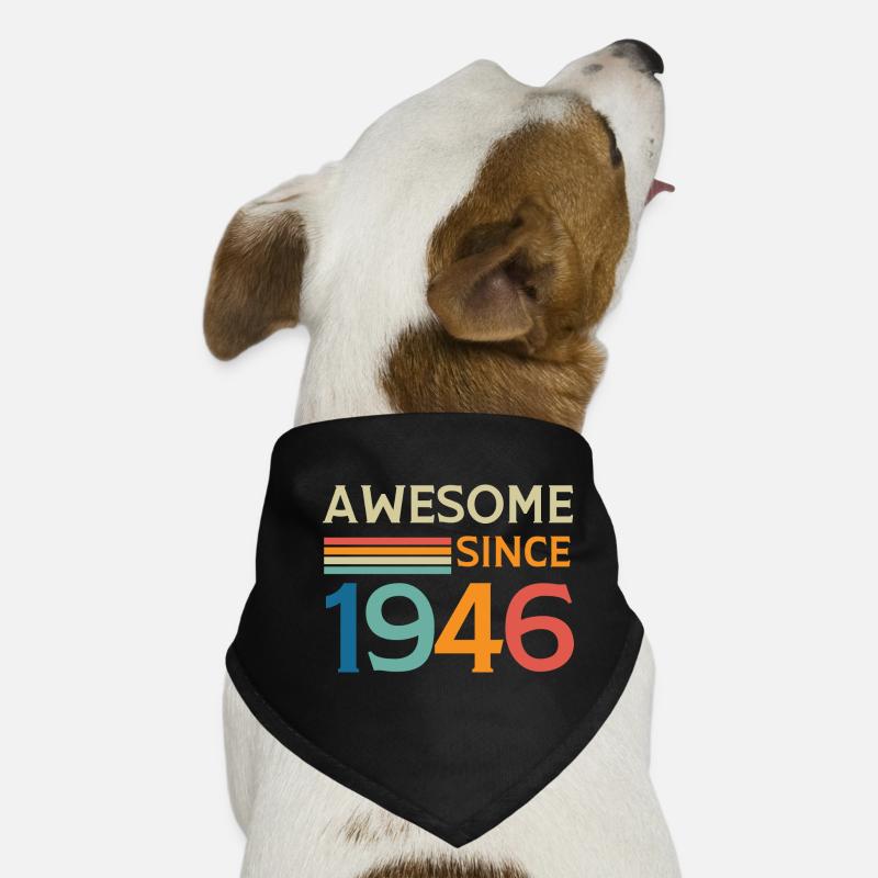Großartig seit 1946 Hunde-Bandana