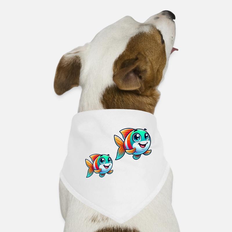 Fish Comic Dog Bandana