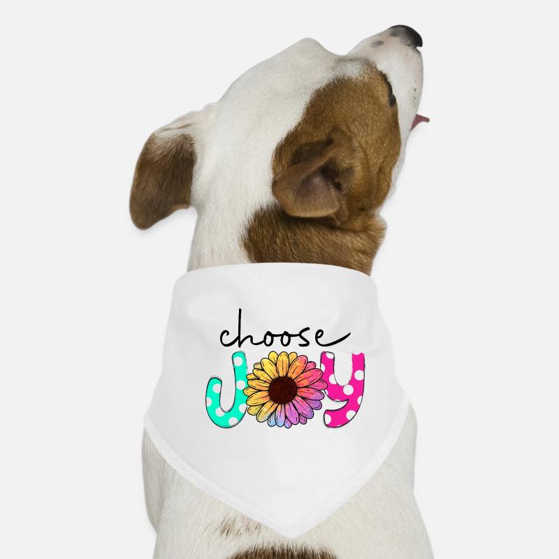 choose joy Dog Bandana