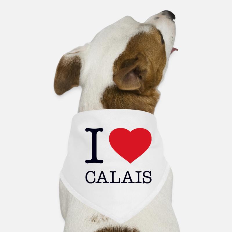 I LOVE CALAIS Hunde-Bandana