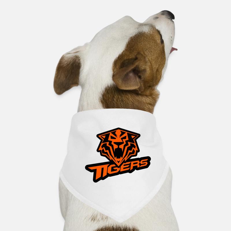 Bold Tiger Logo Design for Activewear Dog Bandana