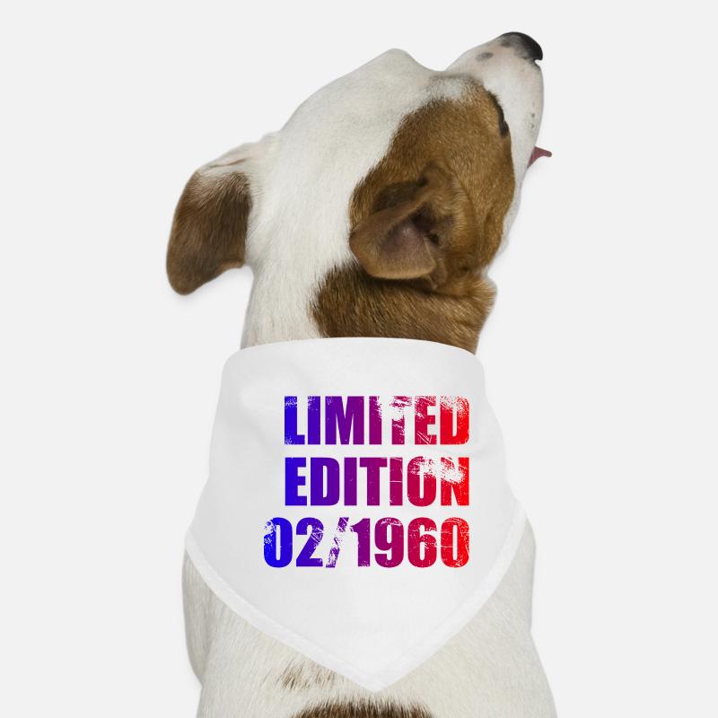 66e anniversaire Édition Limitée 02/1960 Bandana pour chien
