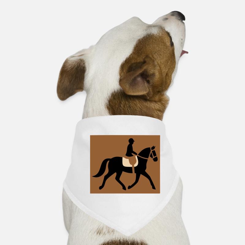 Cavalier équestre passe-temps Bandana pour chien