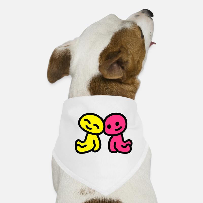 Amitié - l'amour 3 Bandana pour chien