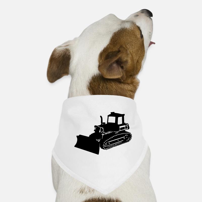 bulldozer dozer Dog Bandana