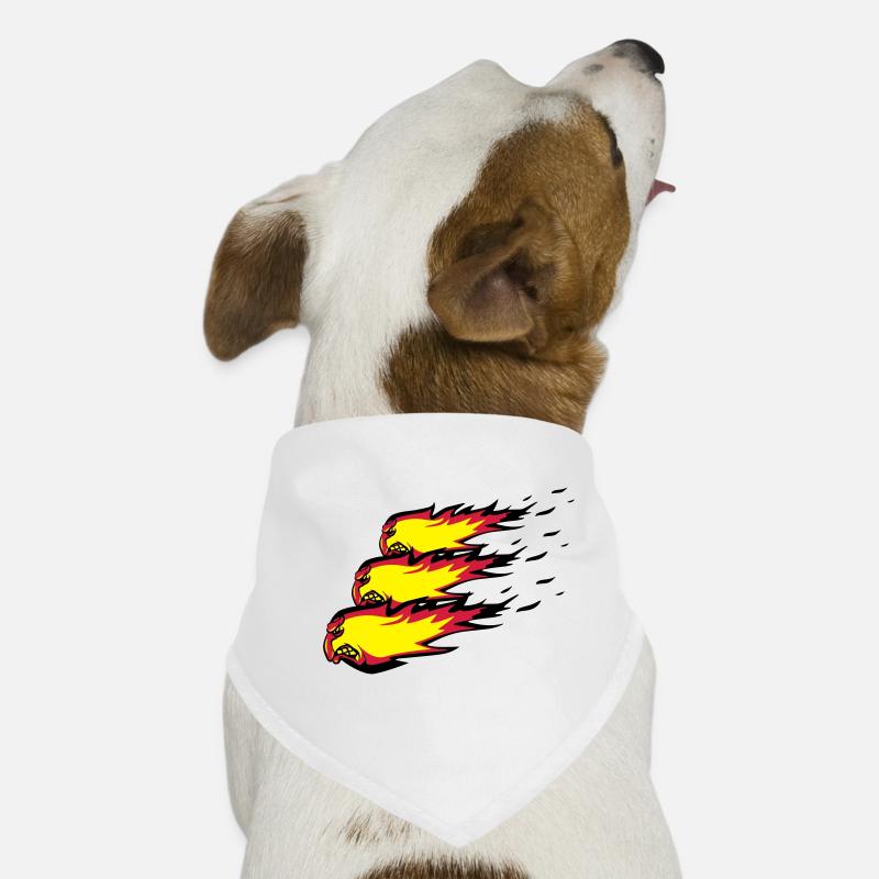 Fire flame fireball formation agro Dog Bandana