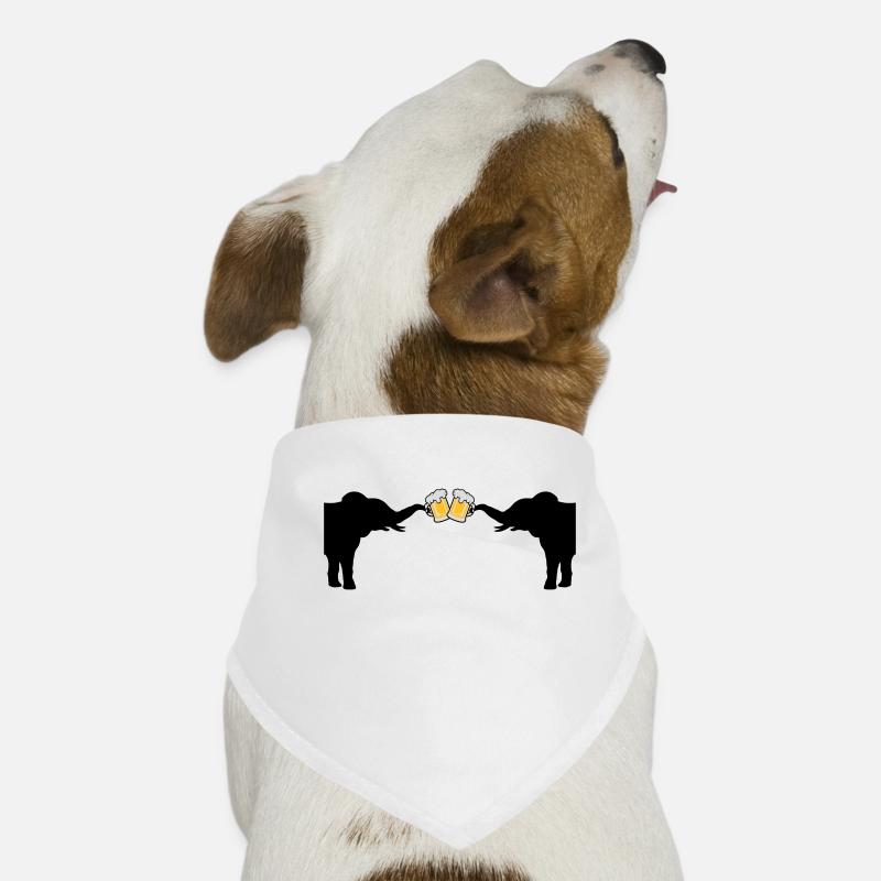 2 Toast à la bière d’éléphant Bandana pour chien
