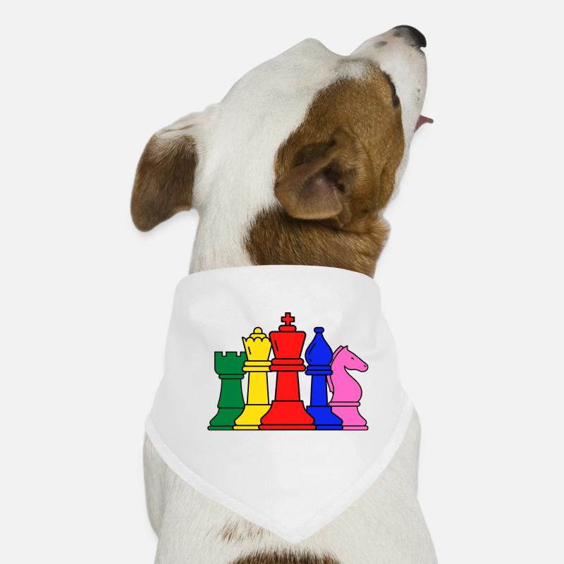 Chess pieces Dog Bandana