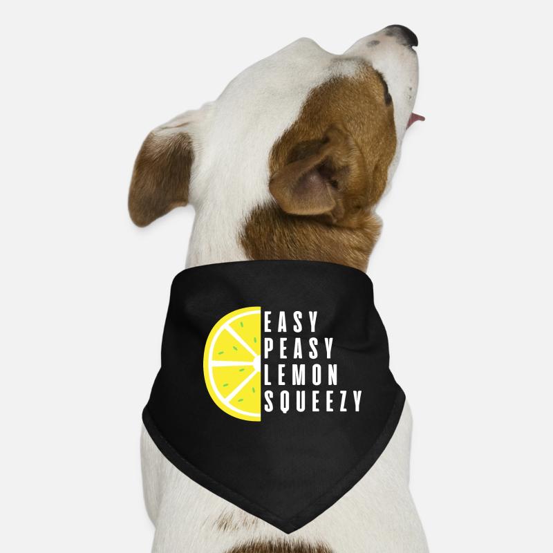 Easy Peasy Zitrone Squeezy Hunde-Bandana