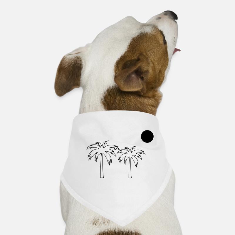 Palmiers Bandana pour chien