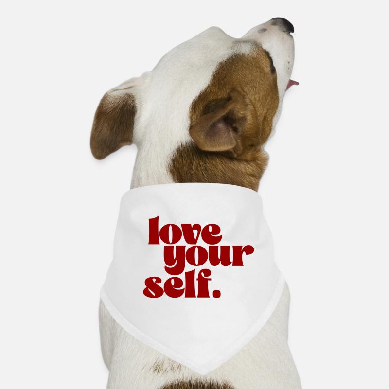 Love your self Bandana pour chien