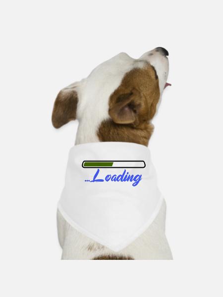 Loading - Dog Bandana - white - Front