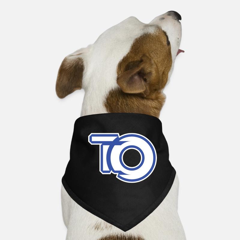 T O Graffiti Style Dog Bandana