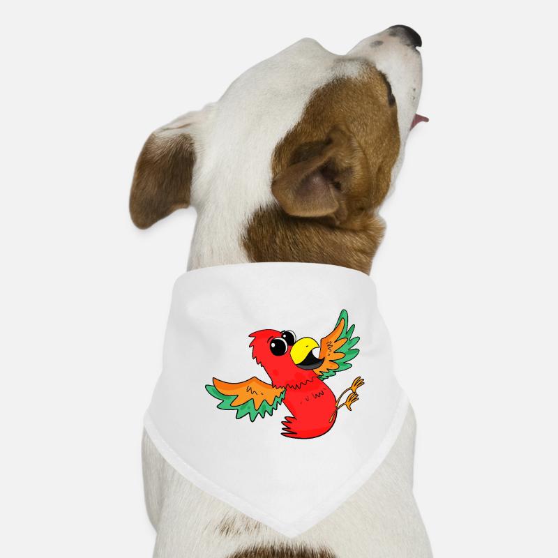 Perroquet Oiseau Coloré Mignon Bandana pour chien