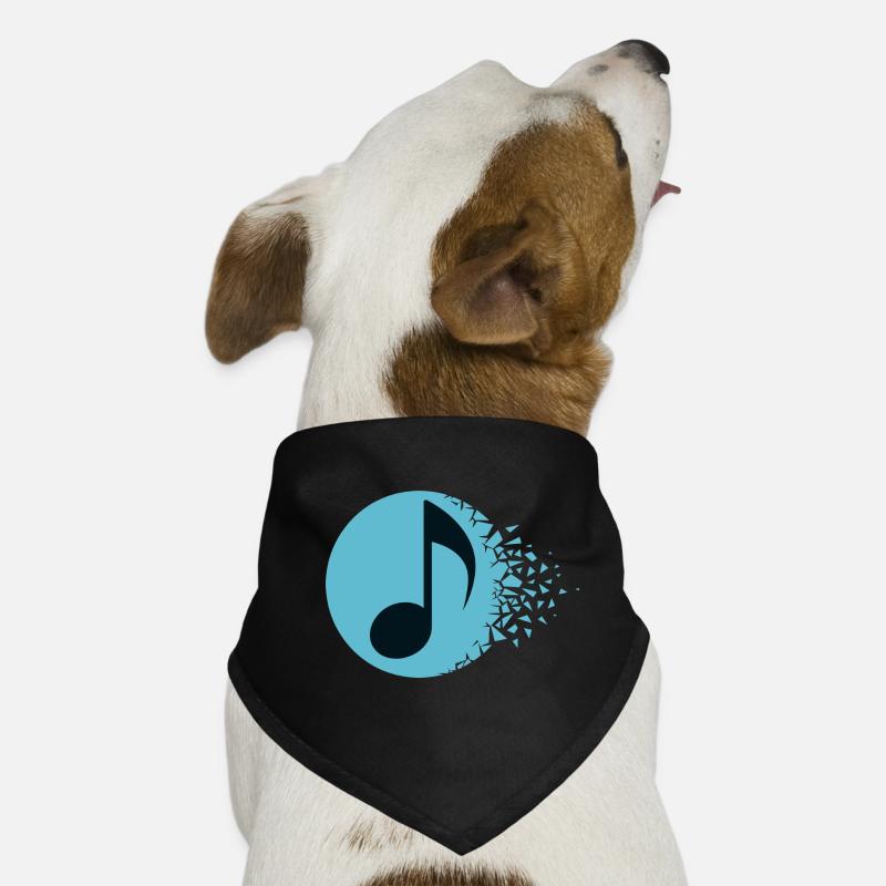 Éclat sonore abstrait Bandana pour chien