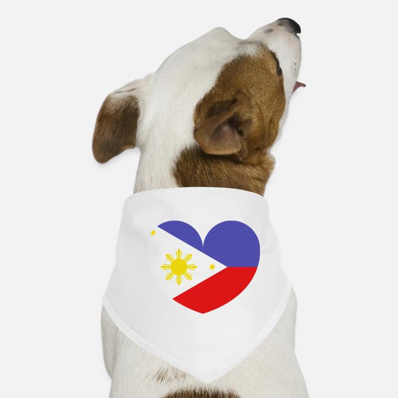 Philippines heart flag Dog Bandana