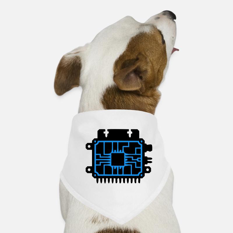 Mikrochip Platine IT Logo Hunde-Bandana