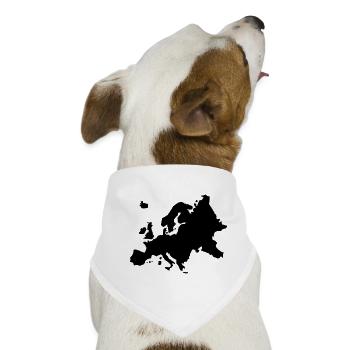 Europa - Hunde-Bandana - Weiß - Vorne