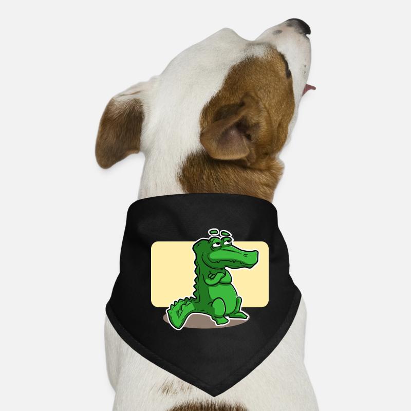 cute crocodile Dog Bandana