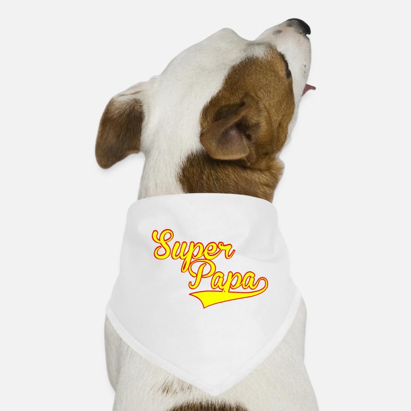 super papa Bandana pour chien