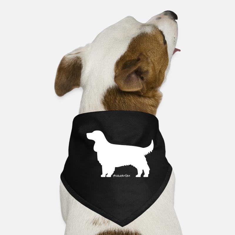 cocker love Dog Bandana