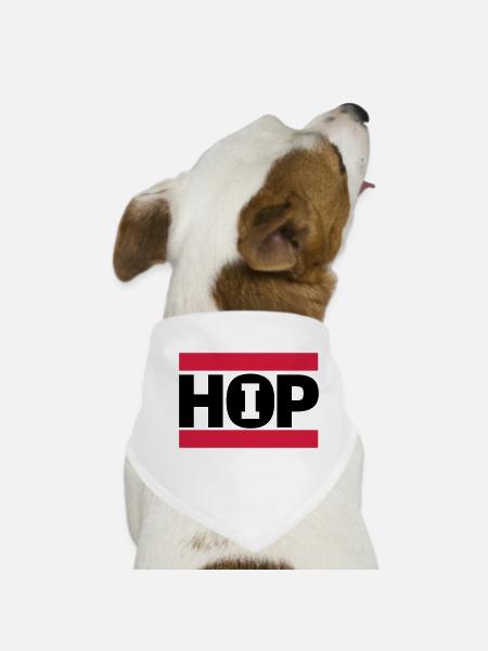 hip hop - Hunde-Bandana - Weiß