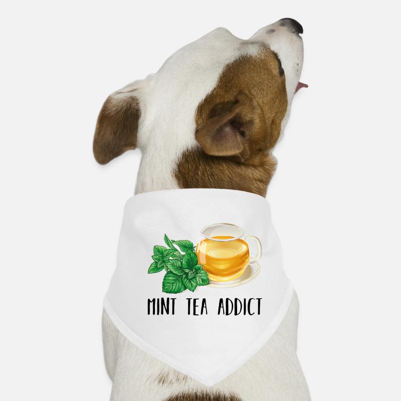 Mint Tea Addict Accro Mint Tea Gift Tea Dog Bandana