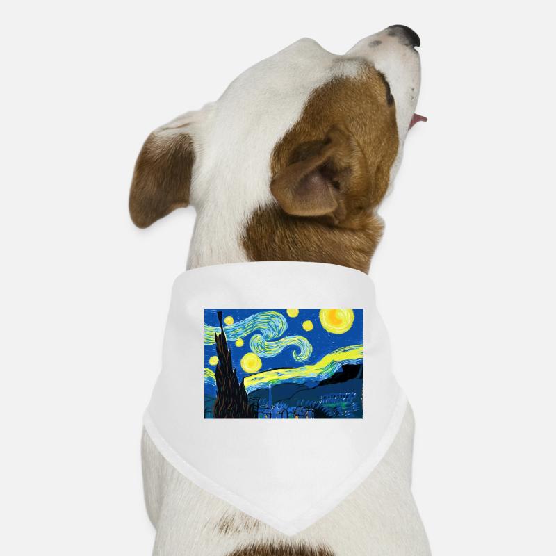 Starry night Dog Bandana