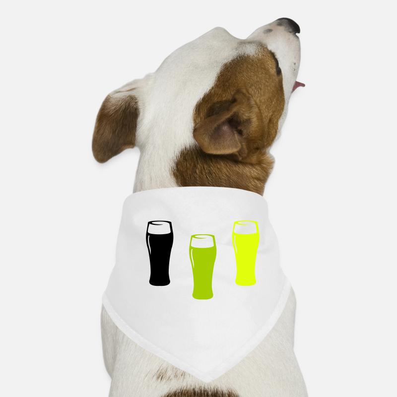 Verres à bière Bandana pour chien