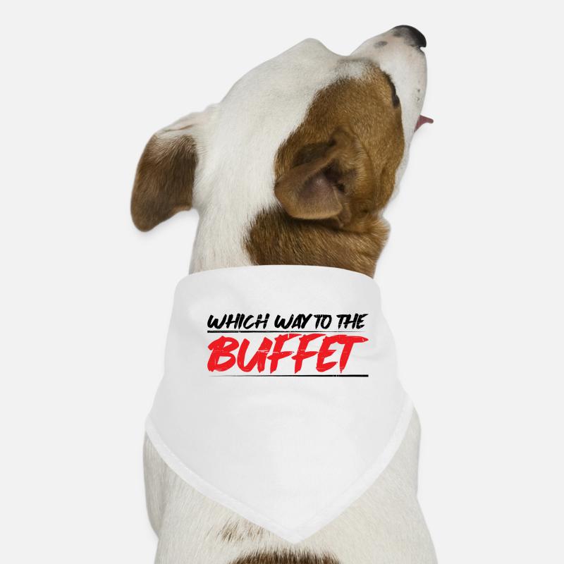 Which Way To The Buffet 14 Hunde-Bandana