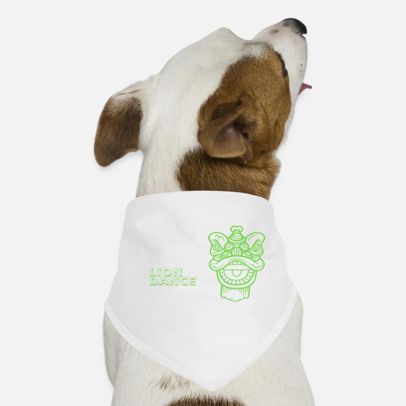 Eat Sleep Lion Dance Repeat Hunde-Bandana