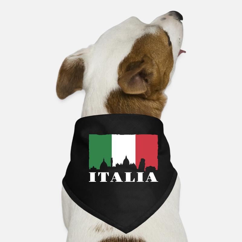Italy skyline Dog Bandana