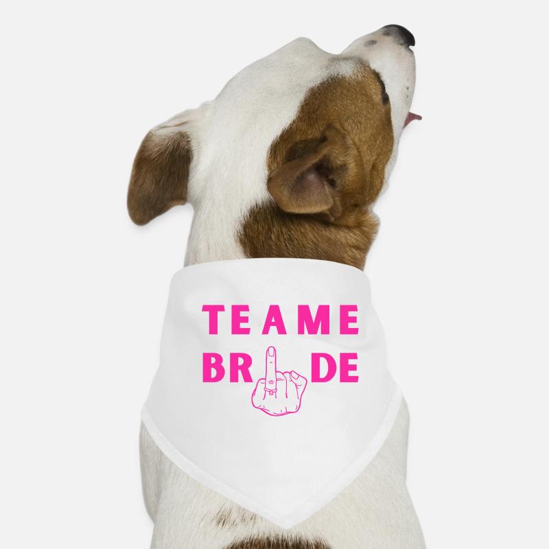 Teambraut - Ringfinger der Braut Hunde-Bandana