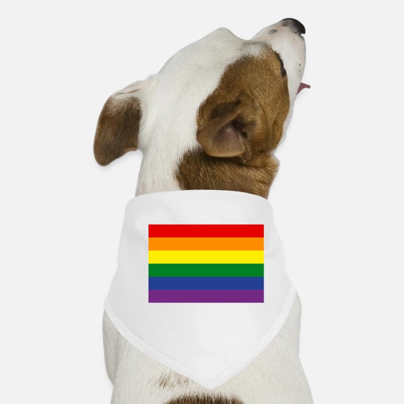 Rainbow flag Dog Bandana