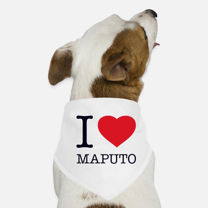 I LOVE MAPUTO Hunde-Bandana
