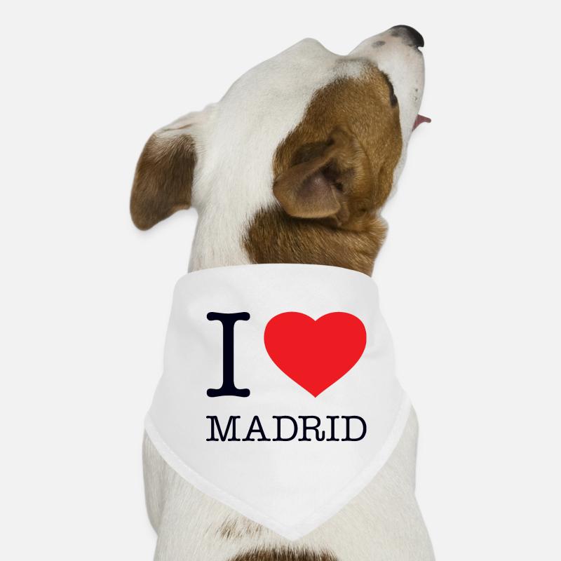I LOVE MADRID Dog Bandana