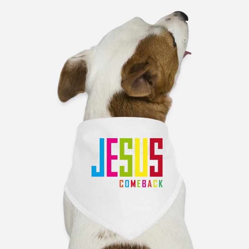 Le retour de Jésus – Votre déclaration de foi ! Bandana pour chien