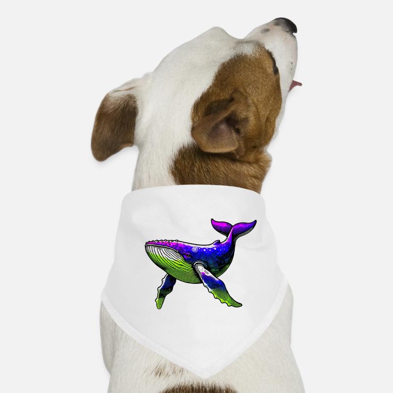 Baleine Bandana pour chien