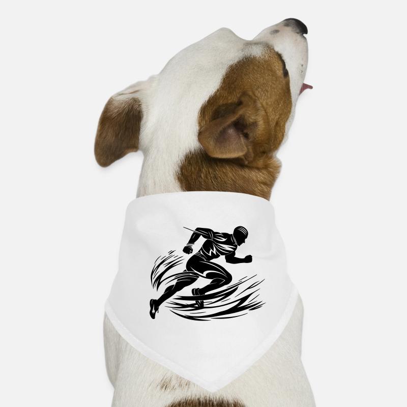 Sprinter en mouvement Bandana pour chien