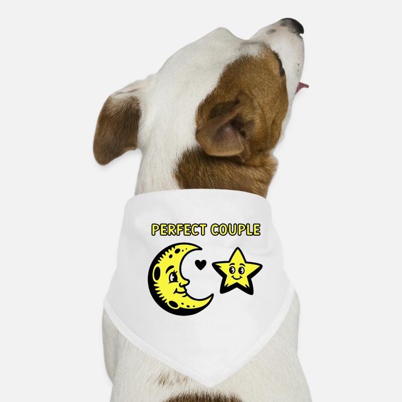 Perfect Couple Moon and Star Harmony Dog Bandana