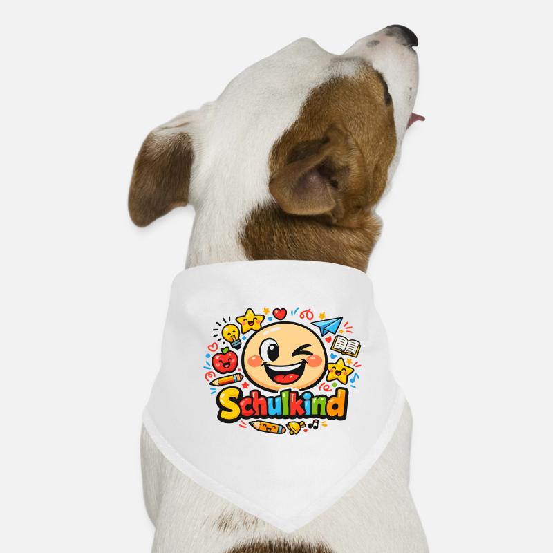 Schulkind Spaß Hunde-Bandana