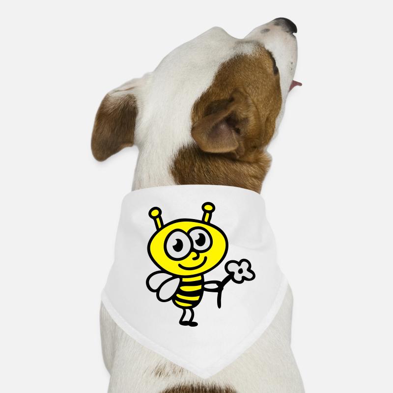 Biene + Blume Hunde-Bandana