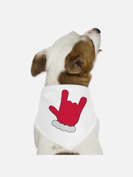 Noël - Bandana pour chien - blanc - Devant