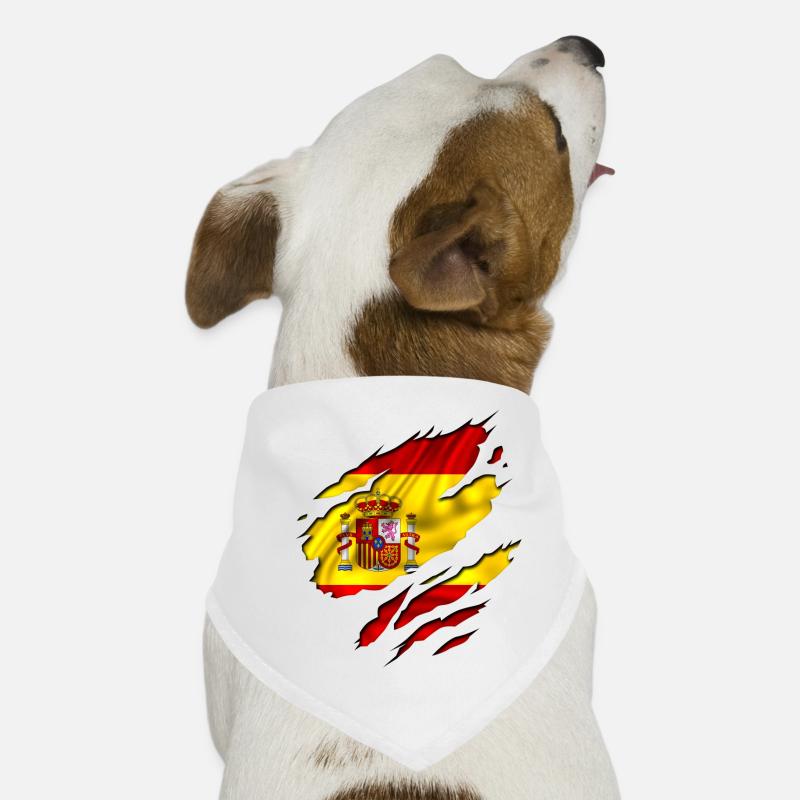 drapeau espagne españa Bandana pour chien
