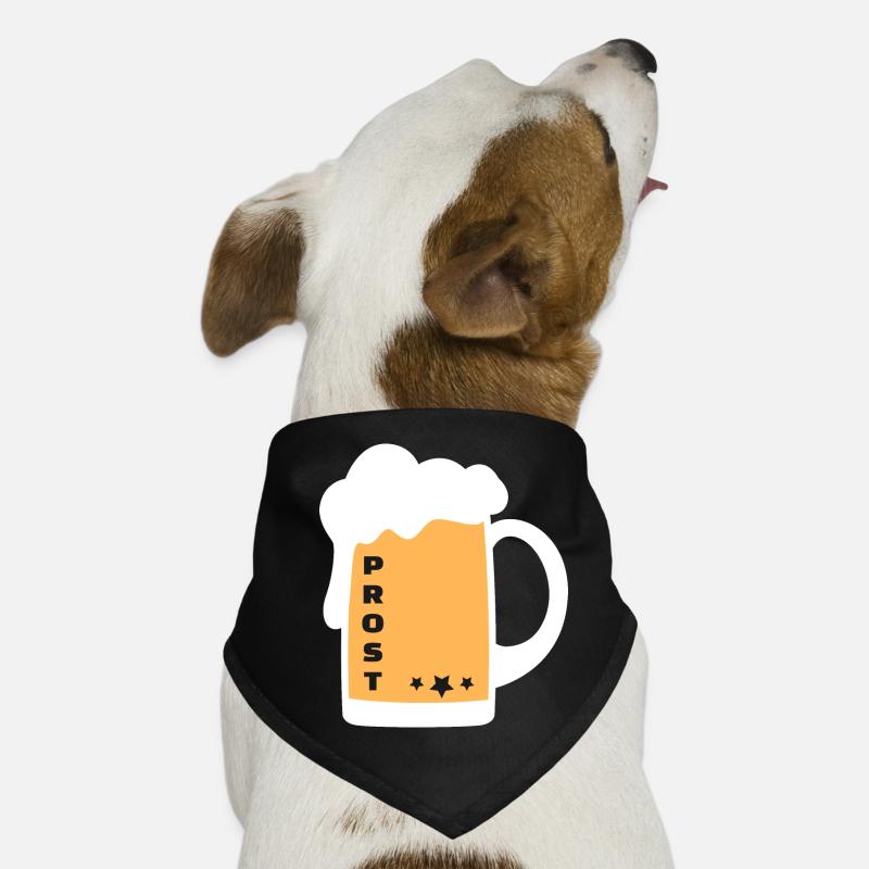 Prost Bier Alkohol Krug Hunde-Bandana