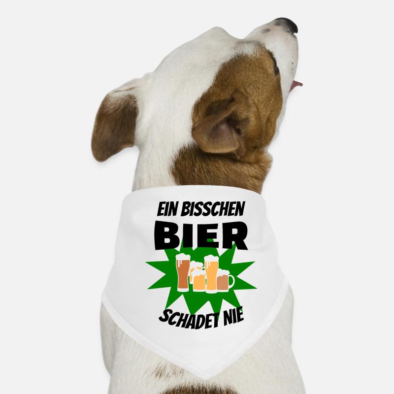 Ein bisschen Bier schadet Nie Bier Hunde-Bandana