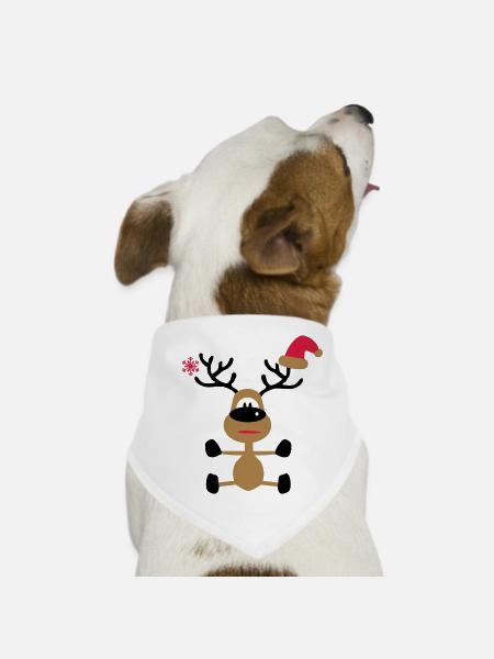 Noël - Bandana pour chien - blanc - Devant