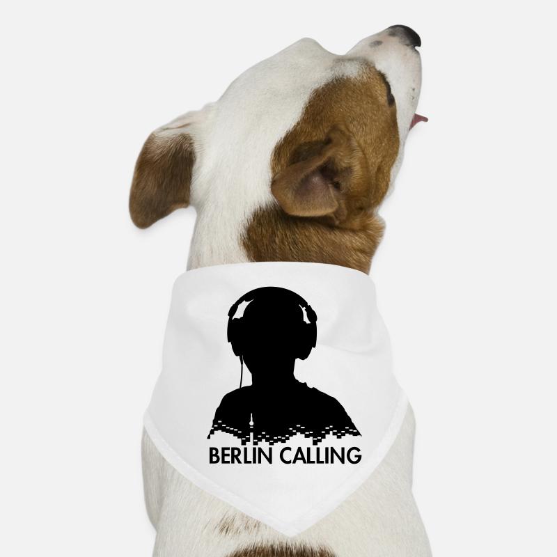 Berlin Calling Silhouette Shirts Hunde-Bandana