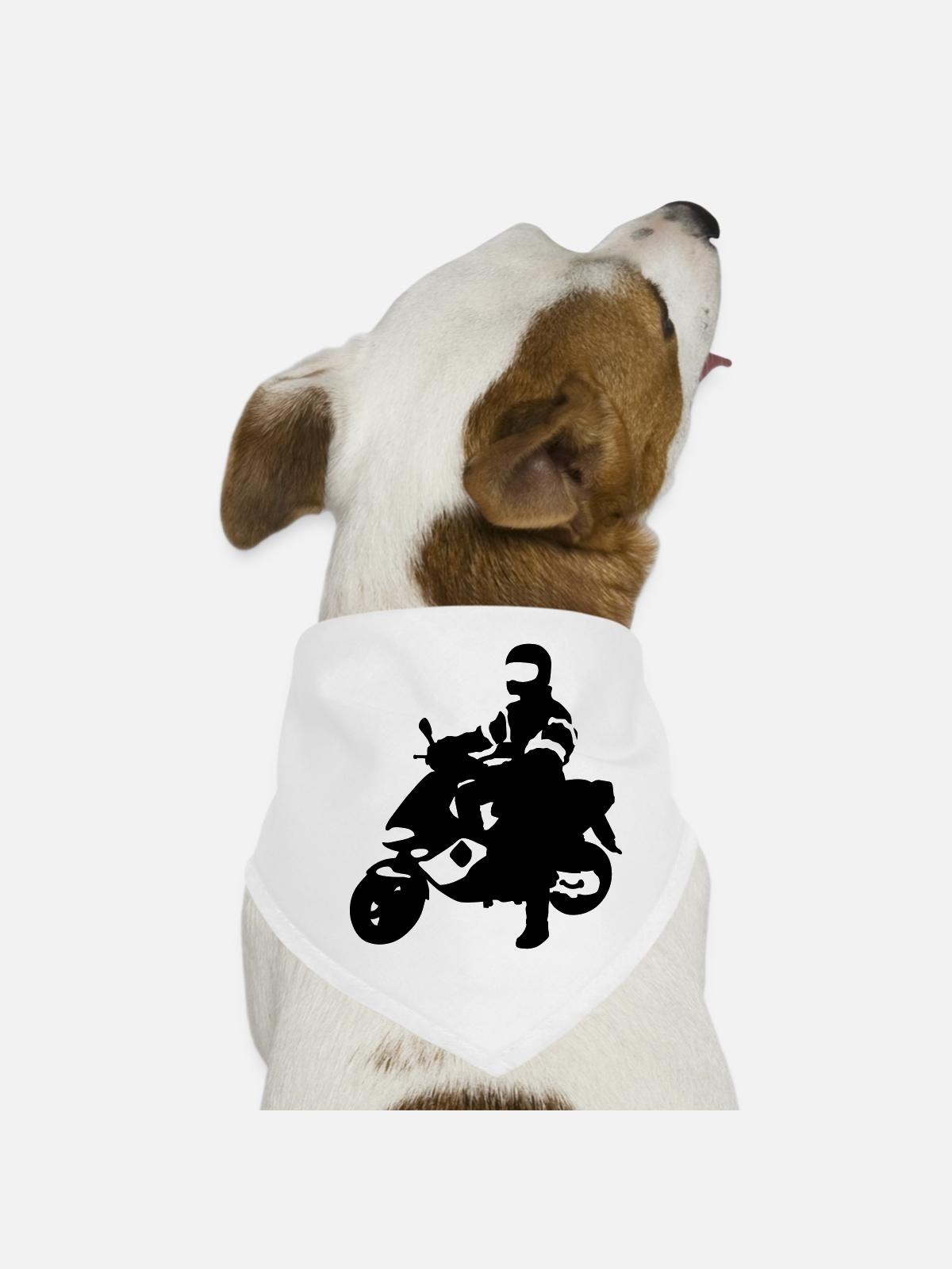 Scooter - Bandana pour chien - blanc - Devant